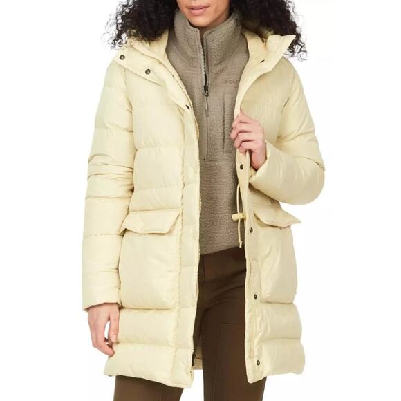 Marmot Womens Small Wheat Strollbridge Parka Puffer Coat Hooded Outdoor HR4-25